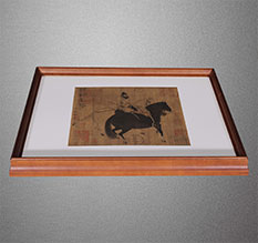 蒙山书画装裱配框服务案例