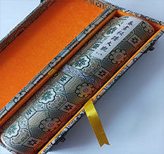 蒙山书画装裱案例